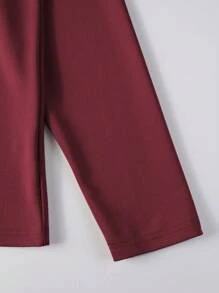 Manfinity Homme Men's Casual Contrast Trim Letter Print Polo Shirt, Autumn