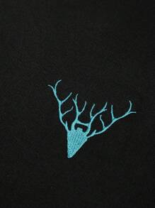 Manfinity Homme Men's Hooded Sweatsuit Pullover Top And Simple Casual Long Pants Set, Fall Clothes - Mint Blue - View 4