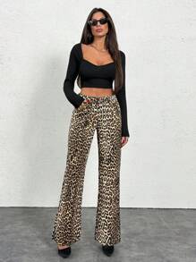 EURMUSE Gerade Jeans mit niedrigem Bund, Schlitz am Saum, einfach modisch für den täglichen Lässig Stil