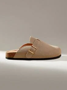 Solecia Giày lười đế bằng kim loại đơn giản cho nữ ngày lễ năm mới ngày lễ tình nhân - Chantilly - Xem 2