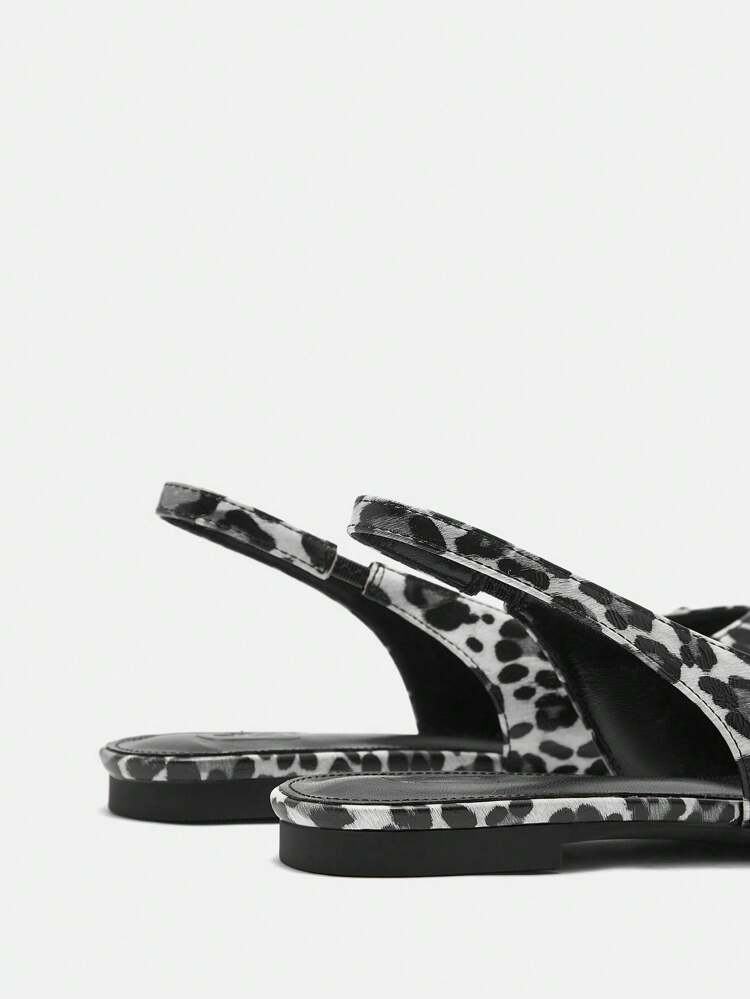 CUCCOO BIZCHIC Pre Fashion Women Pointed Toe Leopard Printed Flats Spring Shoes Spring Break Easter