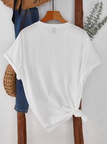 INAWLY Camiseta gráfica casual con estampado de camuflaje, ciervo y lazo para mujer talla grande