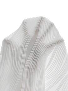 SHEIN Privé HEN PARTY Women's Mesh Contrast Halter Knitted Top - Beige - View 7