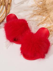 Pantofole da casa alla moda, confortevoli, casual, leggere, traspiranti e carine per ragazze, adatte per estate e autunno - Rosso - Visualizzare 6