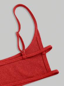 EgrlEra 女士时尚性感纯色露背超短吊带背心 Y2K - 彩色 - 查看 7