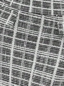 Chiquease Ensemble de 2 pièces pour femme - Chemise à carreaux retouchée à manches longues et jupe midi moulante, élégant pour l'automne - Multicolore - Voir 8