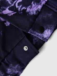 PAVTROS Men's Autumn Fashion Tie-Dye Hand Print Jacket - Multicolor - View 3