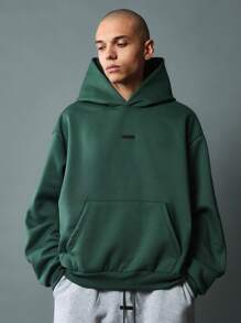 SUMWON Regular Fit Overhead Hoodie With Barrel Fit Jogger 2 Piece Set - Multicolor - View 3