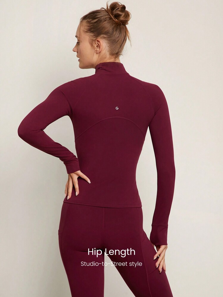 GLOWMODE 女士运动夹克 - 中紫紅色 - 查看 2