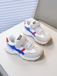 1 Paio Di Scarpe Di Moda Per Bambini Piccoli Maschi E Femmine, Sneaker Per Neonati Per Primavera/Autunno, Scarpe Da Corsa Per Bambini - Rosso - Visualizzare 5