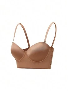 Ocili Leisure Women's Underwear Bra, Non-Removable 1/2 Cup With Underwire - Multicolor - View 4