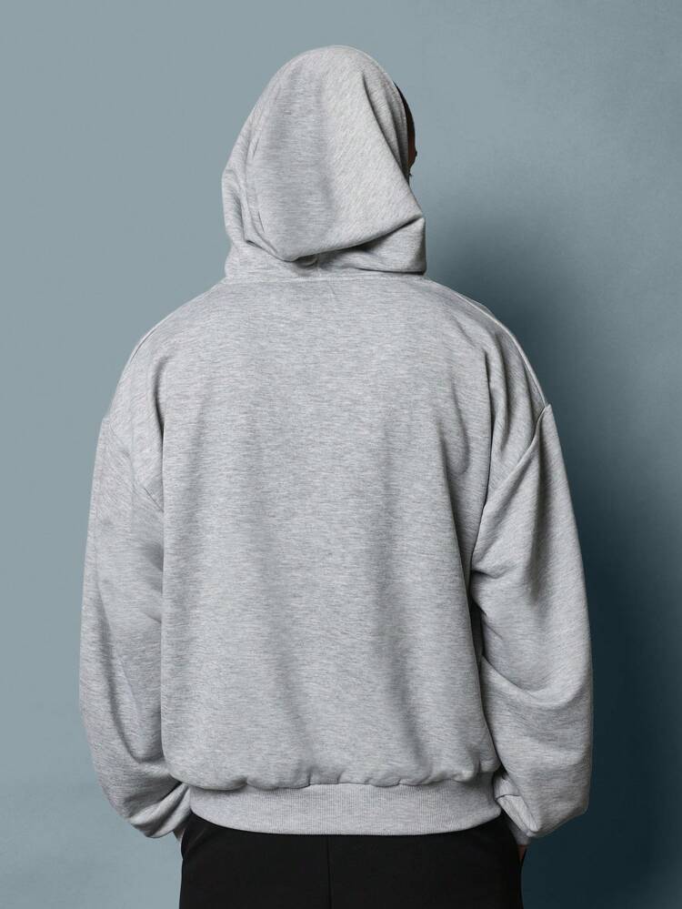 Übergroßer Hoodie im College-Stil