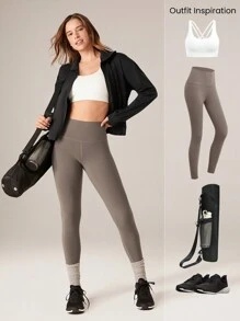 GLOWMODE 吸汗速干立领运动夹克，带隐藏口袋和拇指孔，日常休闲