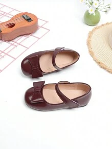 Silver Bow Knot Hook And Loop Princess Sandals, Non-Slip Comfortable Soft Bottom Fashionable