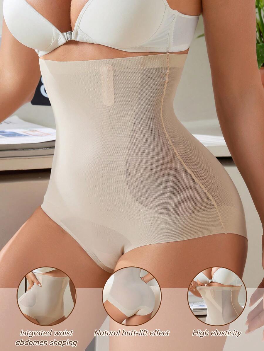 Women's Solid Color High-Waisted Slimming & Shaping Pants