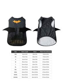 BATMAN X SHEIN 1pc Letter Graphic Pet Tank - Multicolor - View 4