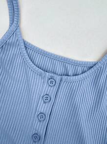 VaVaBold 休闲百搭前扣吊带背心套装，多色 - 彩色 - 查看 4