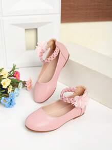 甜美女孩秋冬日常鞋 - 粉色 - 查看 1