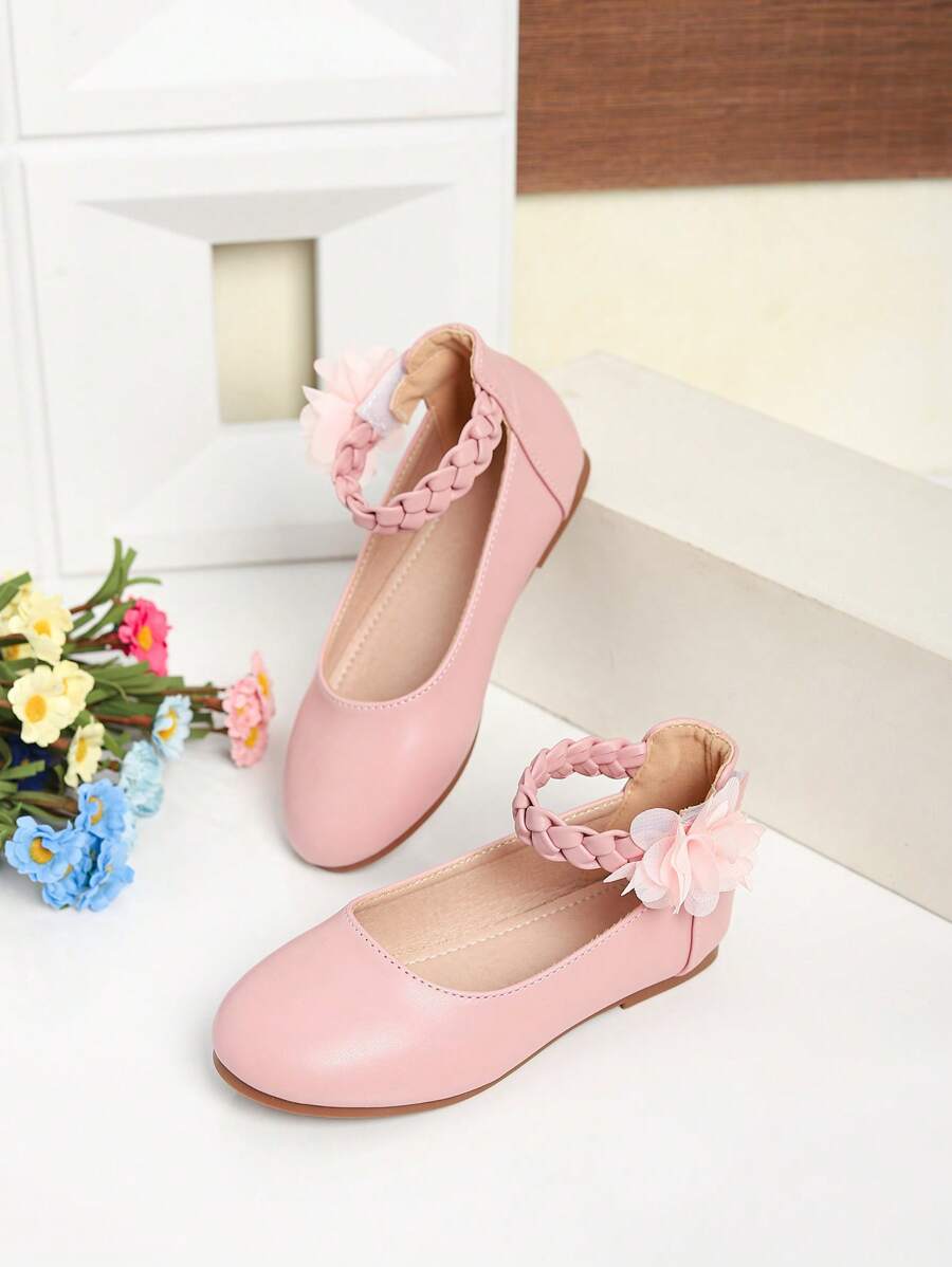 甜美女孩秋冬日常鞋 - 粉色 - 查看 1