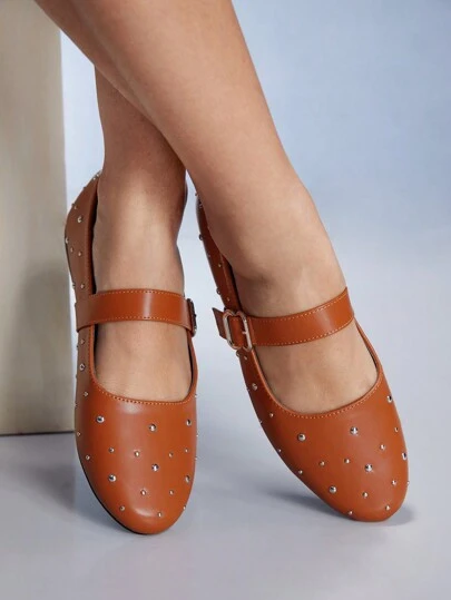 CUCCOO GRLICON 女士 Y2K 风格平底鞋，适合朋克、骑行者、酷女孩、万圣节、圣诞节、派对装扮