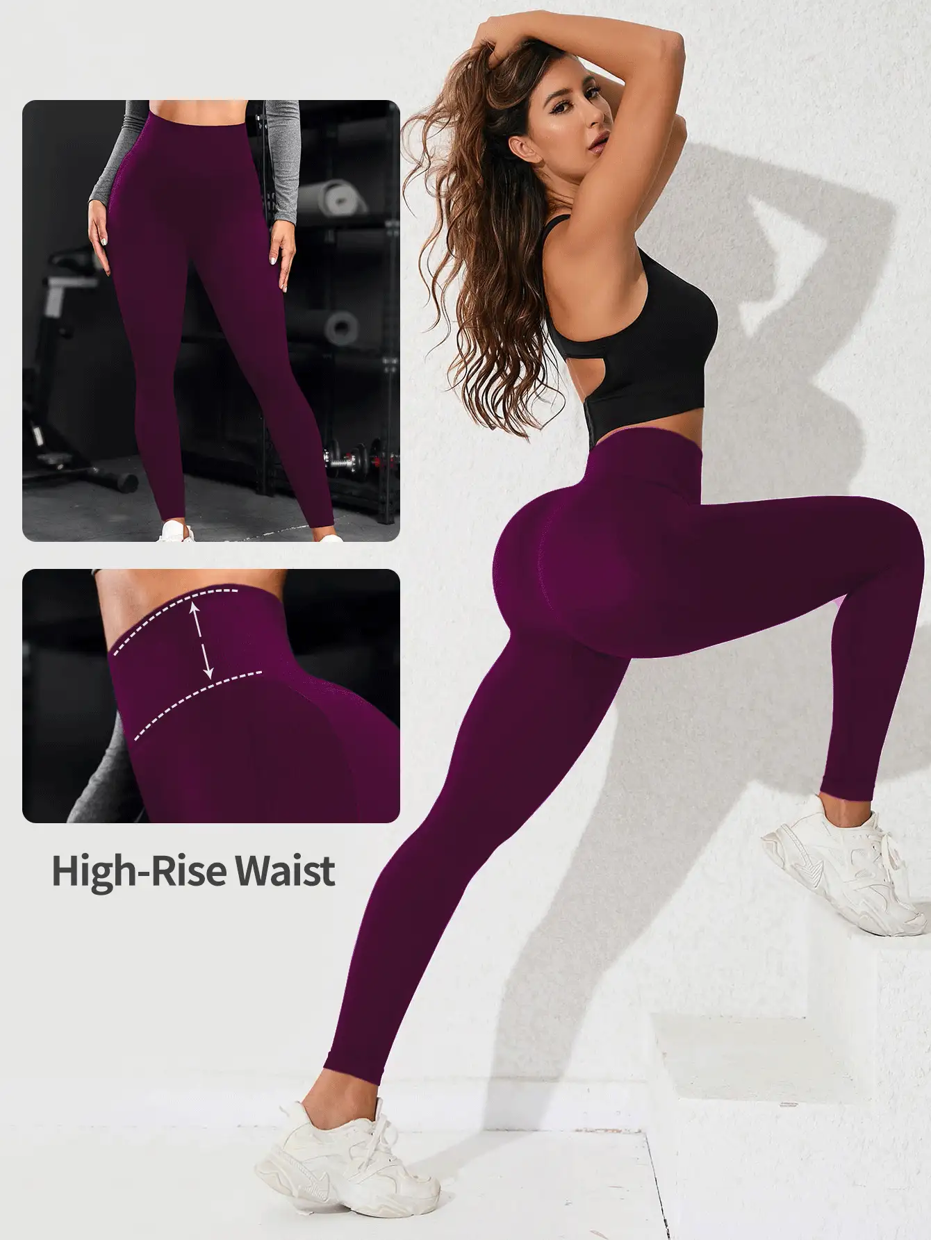 SHEIN Sport Studio Wide Waistband Sports Leggings For Chinese New Year