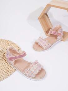 Cute & Fashion Children Casual Rope Flat Sandals For Girls - Multicolor - View 4