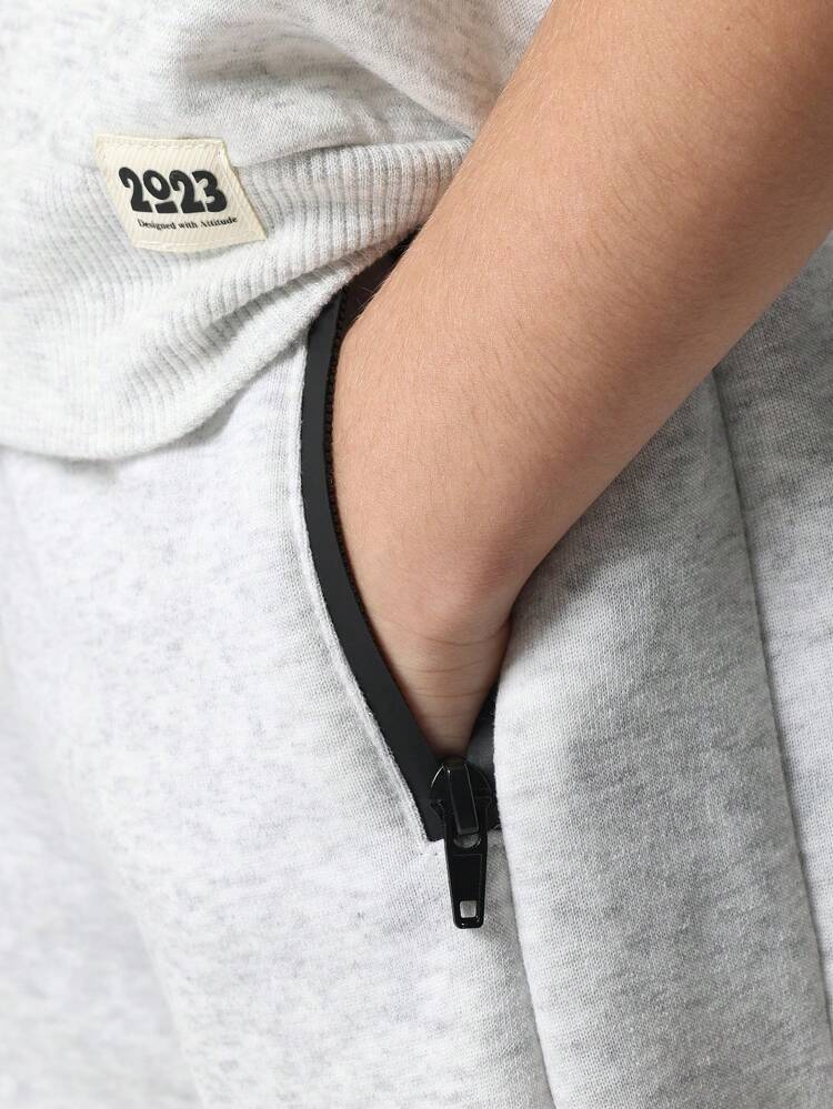 快適なドロップクロッチジョガースウェットパンツ