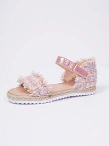 Cute & Fashion Children Casual Rope Flat Sandals For Girls - Multicolor - View 3