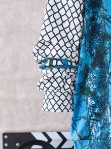 Tween Boys 时尚海鲜印花休闲套头连帽衫，百搭秋冬季