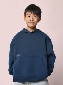 SUMWON Cozy Oversized Gaming Hoodie Rule The Game Slogan Print Sports Casual Gamer Streetwear Pullover Sweatshirt Urban Athletic Loungewear Winter Fall