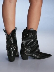 Cuccoo CUCCOO GRLICON Botines y botas cortas para mujer, estilo Y2K, estilo punk, estilo motero, estilo chica cool, adecuados para Halloween, Navidad, fiestas