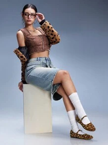 CUCCOO GRLICON Women's Y2K Style Flat Shoes, Suitable For Punk, Biker, Cool Girl, Halloween, Christmas, Party Outfits - Multicolor - View 8