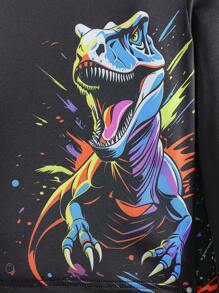 Colorful Game Console Print Young Boys Pajamas, Snug Fitting Long Sleeve Shirt And Pants 2 Pieces Loungewear Set, Daddy And Me Matching Outfits (2 Sets Sold Separately)