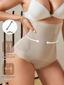 Women's Solid Color High-Waisted Slimming & Shaping Pants