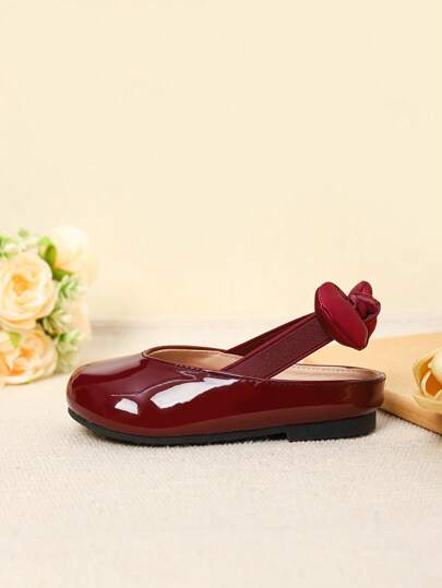 Girls' Gold Soft-Sole Casual Bowknot Flats, Fashion Breathable Open-Toe Sandals, Summer