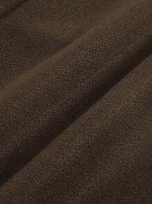 Manfinity Mode Men's Solid Color Button-Front Long Sleeve Pocket Simple Casual Jacket