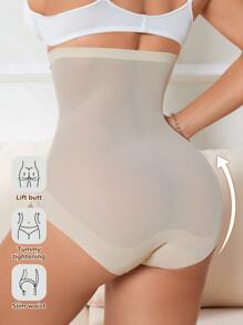 Women's Solid Color High-Waisted Slimming & Shaping Pants