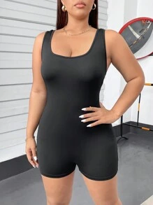 SHEIN Essnce 大码女式秋季休闲宽松粉色长袖纽扣衬衫和黑色连体衣两件套，秋季女装，女装，服装套装，返校节，Y2k，街头服饰，适合夏季 - 玫紅色 - 查看 7