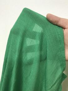 SHEIN Swim Đầm suông không tay cổ tròn màu trơn cho nữ mùa hè - Màu xanh Bạc hà - Xem 6