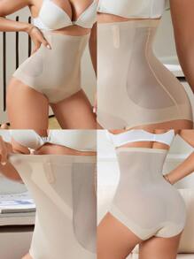 Women's Solid Color High-Waisted Slimming & Shaping Pants