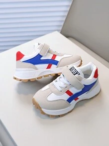 1 Paio Di Scarpe Di Moda Per Bambini Piccoli Maschi E Femmine, Sneaker Per Neonati Per Primavera/Autunno, Scarpe Da Corsa Per Bambini - Rosso - Visualizzare 1