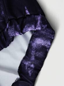 PAVTROS Men's Autumn Fashion Tie-Dye Hand Print Jacket - Multicolor - View 7