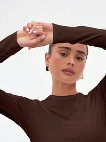 MUSERA 长袖莫代尔T恤 休闲春夏机场穿搭 假日秋季