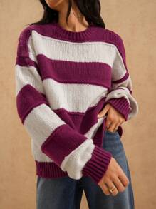 Forever 21 秋冬圣诞毛衣街头服饰女士服装万圣节服装 - 中紫紅色 - 查看 5