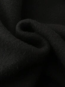 ROMWE MEN Street Life Sudadera suelta con capucha con estampado de letras y labios para hombres, otoño/invierno