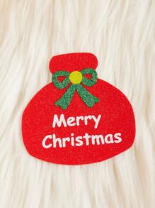 5 Pairs Women's Letter Printed Nipple Covers,Disposable Christmas Gift Box Breast Stickers
