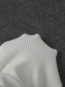 Elenzga 1 pieza Suéter holgado con manga acampanada y hombros descubiertos para mujer, Blusa de manga larga