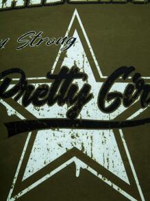 SHEIN 2pcs Set Teen Boy Graphic Print Loose Crewneck Sweatshirt And Sweatpants - Multicolor - View 3