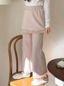 DAZY Tween Girl Autumn Long Pants - Khaki - View 3