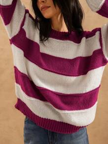 Forever 21 秋冬圣诞毛衣街头服饰女士服装万圣节服装 - 中紫紅色 - 查看 7